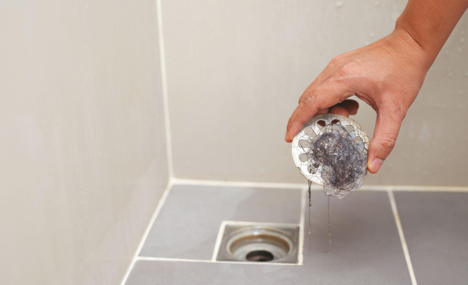 douche à l'italienne bouchée